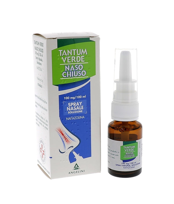 Tantum verde naso chiuso 100 mg/100 ml spray nasale, soluzione  nafazolina