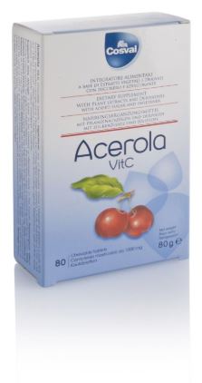 Acerola vitamina c 80 tavolette