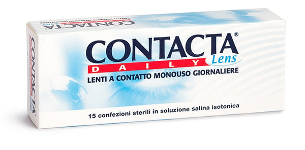 Lente a contatto monouso giornaliera contacta daily lens 15 -4,50 15 pezzi