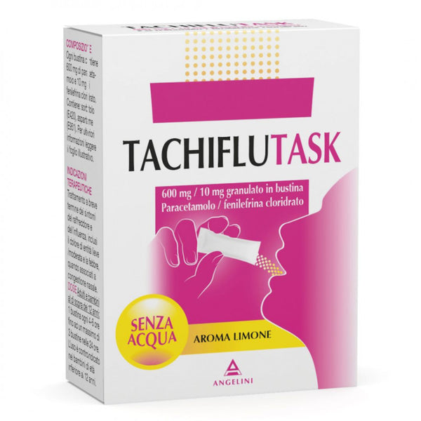Tachiflutask 600 mg/10 mg granulato in bustina  paracetamolo/fenilefrina cloridrato