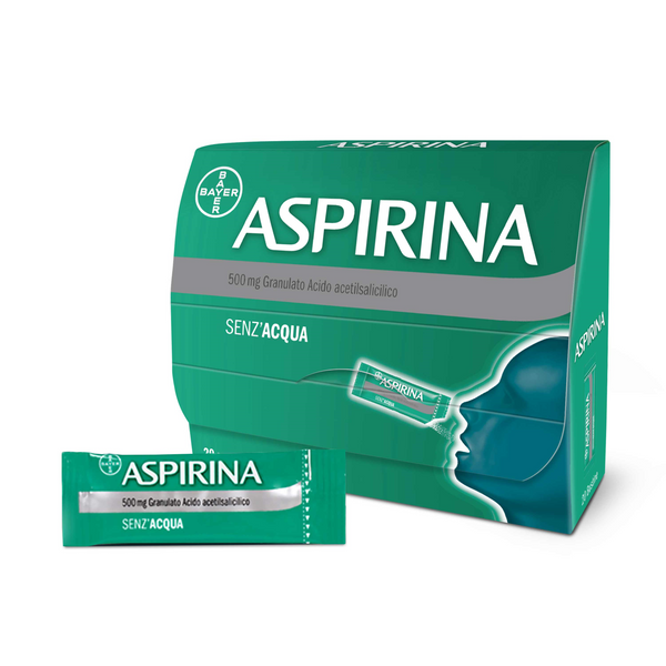 Aspirina 500 mg granulato  acido acetilsalicilico