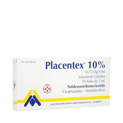 Placentex 0,75 mg/3 ml soluzione cutanea  polidesossiribonucleotide