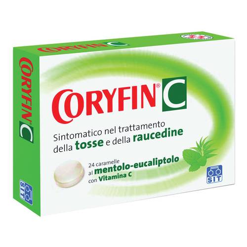 Coryfin 6,5 mg + 18 mg pastiglie  mentolo etilglicolato + sodio ascorbato