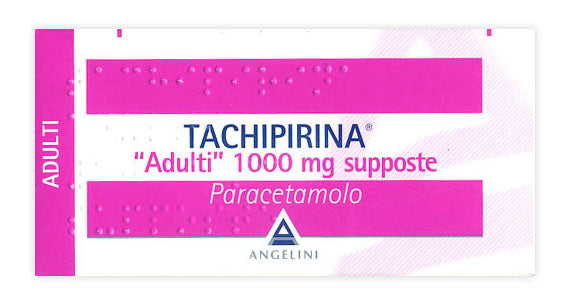 Tachipirina adulti 1000 mg supposte paracetamolo