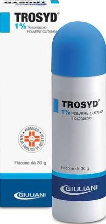 Trosyd 1% crema  trosyd 1% polvere cutanea  trosyd 1% emulsione cutanea  tioconazolo