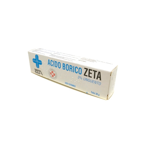 Acido borico zeta 3% soluzione cutanea  acido borico zeta 3% unguento  acido borico