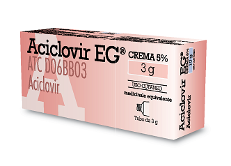 Aciclovir eg 5% crema  medicinale equivalente