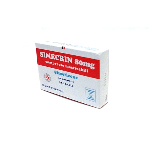 Simecrin 40 mg compresse masticabili  simecrin 80 mg compresse masticabili  simecrin 120 mg compresse masticabili  simeticone