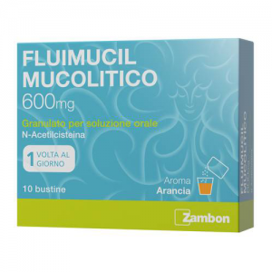 Fluimucil mucolitico 600 mg granulato per soluzione orale  n-acetilcisteina