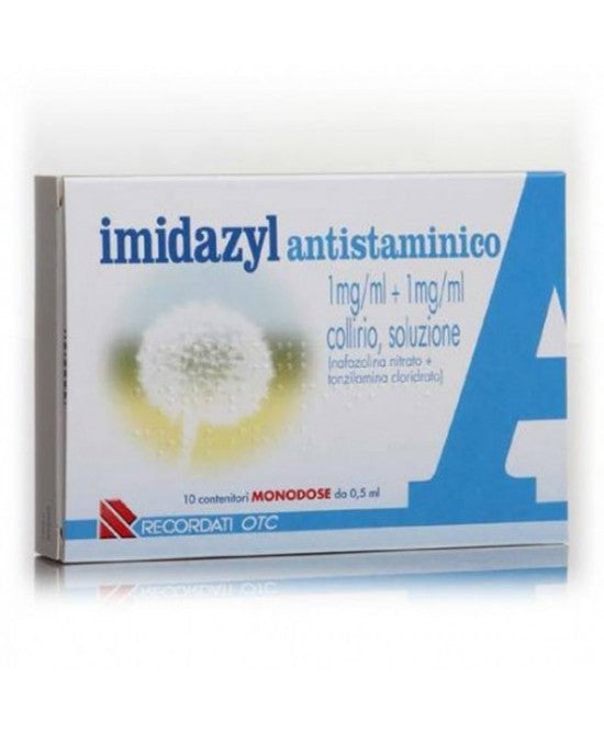 Imidazyl antistaminico 1 mg/ml + 1 mg/ml collirio, soluzione  nafazolina nitrato + tonzilamina cloridrato