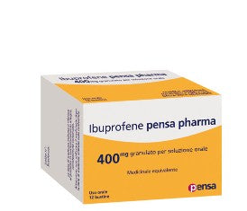 Ibuprofene pensa pharma 400 mg granulato per soluzione orale  ibuprofene  medicinale equivalente