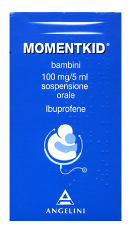 Momentkid bambini 100 mg/5 ml sospensione orale ibuprofene