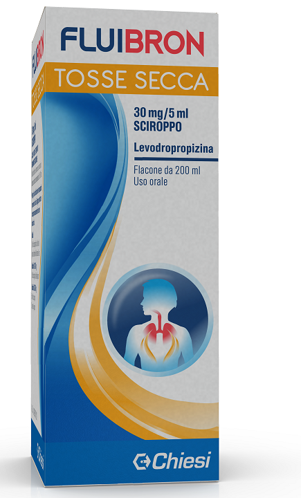 Fluibron tosse secca 30 mg/5 ml sciroppo  levodropropizina