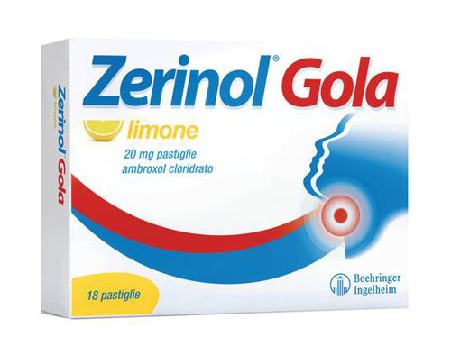 Zerinol gola 20 mg pastiglie  ambroxolo cloridrato
