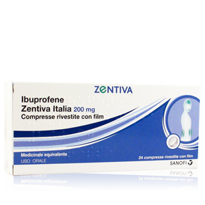 Ibuprofene zentiva italia 200 mg compresse rivestite con film  ibuprofene  medicinale equivalente