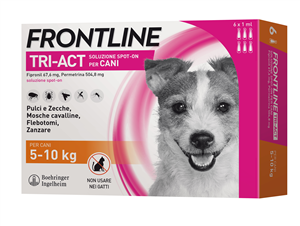 Frontline tri-act*6pip 5-10kg