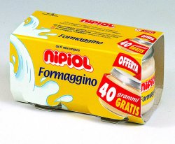 Nipiol omogeneizzato formaggino 80 g 2 pezzi