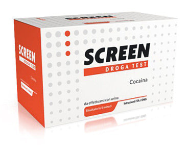 Screen droga test cocaina test antidroga con contenitore urina