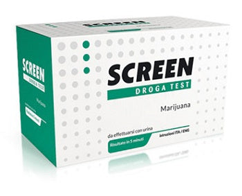 Screen droga test marijuana test antidroga con contenitore urina