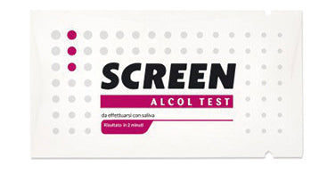 Screen alcool test salivare monouso alcoltest saliva