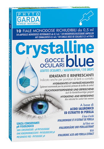 Crystalline blue gocce oculari monodose 10 fiale 0,5 ml