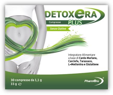 Detoxera plus integratore alimentare per stipsi e transito intestinale 30 compresse