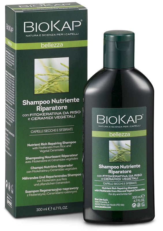 Biokap bellezza shampoo nutriente/riparatore 200 ml biosline