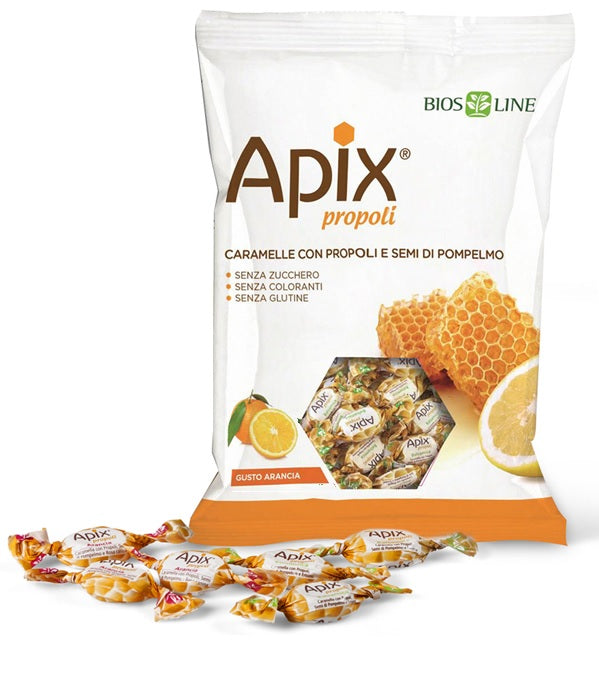 Apix propoli caramella arancia 50 g biosline