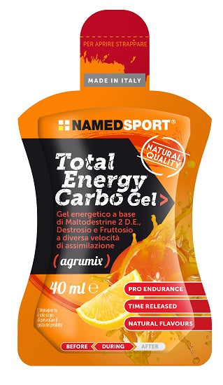 Total energy carbo gel agrumix 40 ml