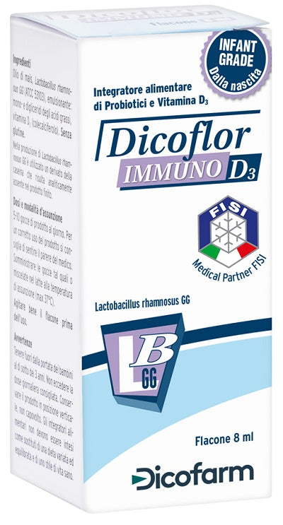 Dicoflor immuno d3 8 ml flacone