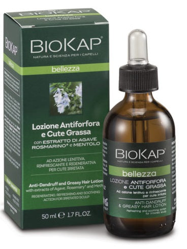 Biokap bellezza lozione antiforfora e cute grassa 50 ml biosline