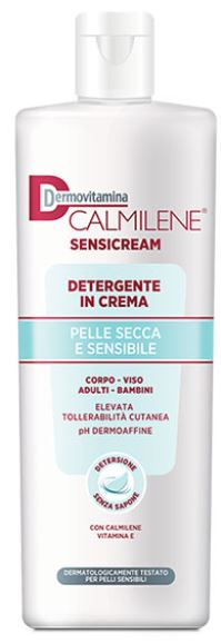 Dermovitamina calmilene sensicream detergente in crema senza sapone per pelle secca e sensibile 500 ml