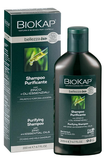 Biokap bellezza bio shampoo purificante cosmos ecocert 200 ml biosline
