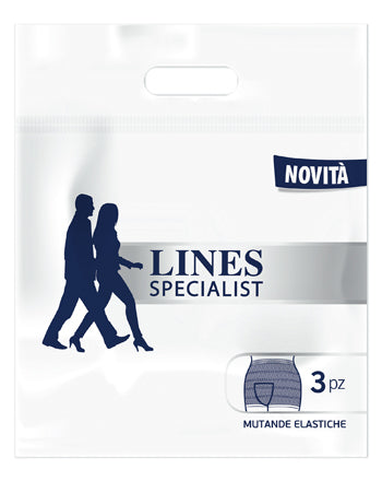 Lines specialist mutanda elastica s 3 pezzi
