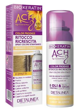 Biokeratin ach8 color prodige ritocco ricrescita biondo chiaro 75 ml dietalinea