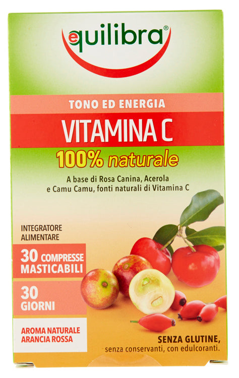 Vitamina c 100% naturale 30 compresse