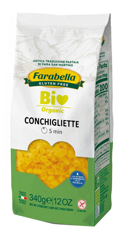 Farabella bio conchigliette mais-riso 340 g