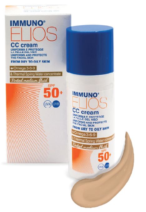 Immuno elios cc cream spf50+ tinted medium 40 ml