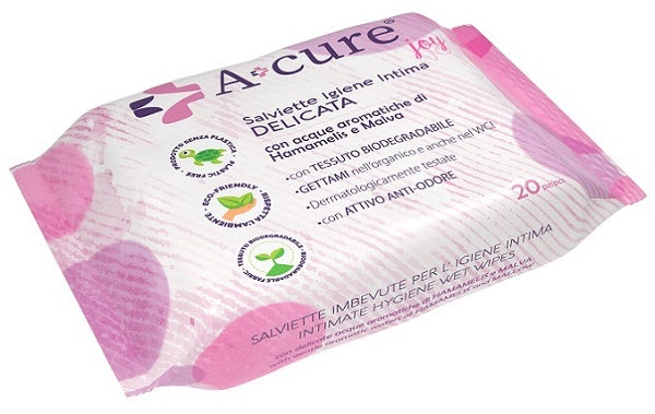 A+cure igiene intima delicata 20 salviette pocket maxi