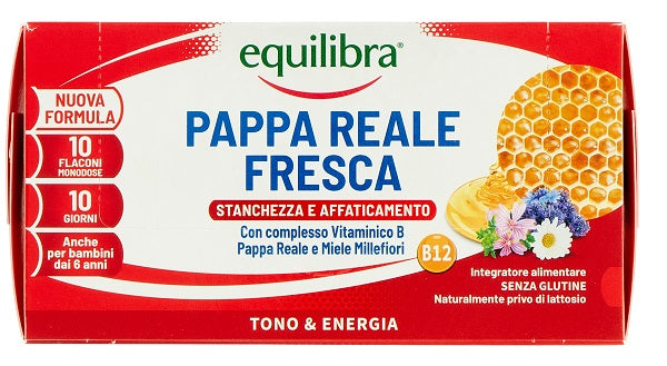 Equilibra pappa reale fresca 10 flaconcini