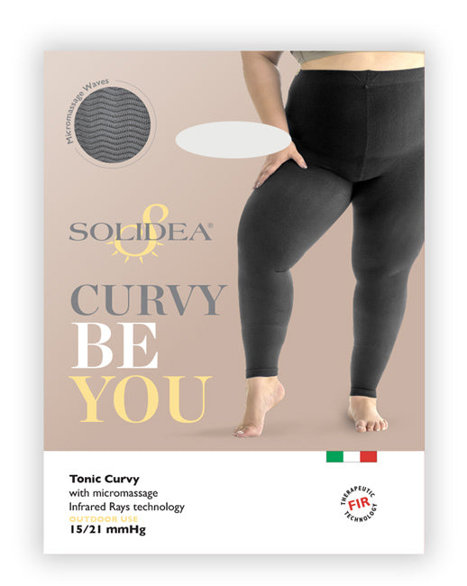 Be you tonic curvy leggings massaggiante coprente nero s-xl