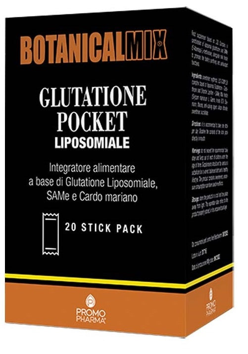 Botanicalmix glutatione pocket liposomiale 20 stick da 2 g