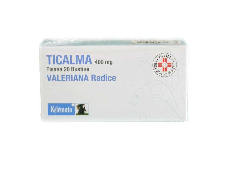 Ticalma valeriana  radice 400 mg sedativo  vegetale tisana 20  bustine