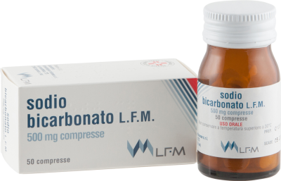 Sodio bicarbonato l.f.m. 500 mg compresse