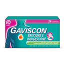 Gaviscon bruciore e indigestione compresse masticabili gusto menta  sodio alginato/sodio bicarbonato/calcio carbonato  250 mg/106,5 mg/187,5 mg