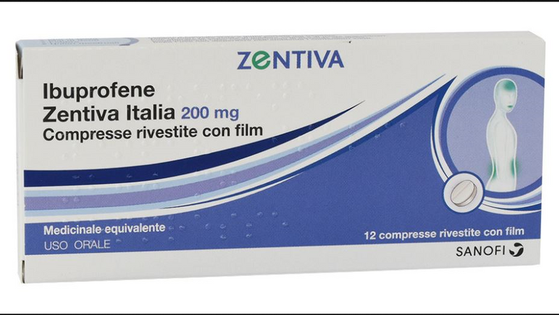 Ibuprofene zentiva italia 200 mg compresse rivestite con film  ibuprofene  medicinale equivalente