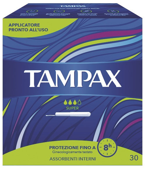 Tampax blue box super 30 pezzi