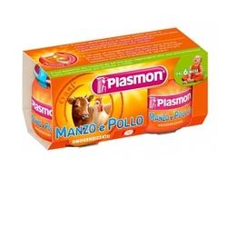 Plasmon omogeneizzato manzo/pollo 80 g x 2 pezzi