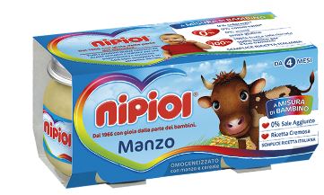 Nipiol omogeneizzato manzo 80 g 2 pezzi