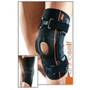 Ginocchiera con stabilizzatore rotuleo e asta articolata genufit 15 s